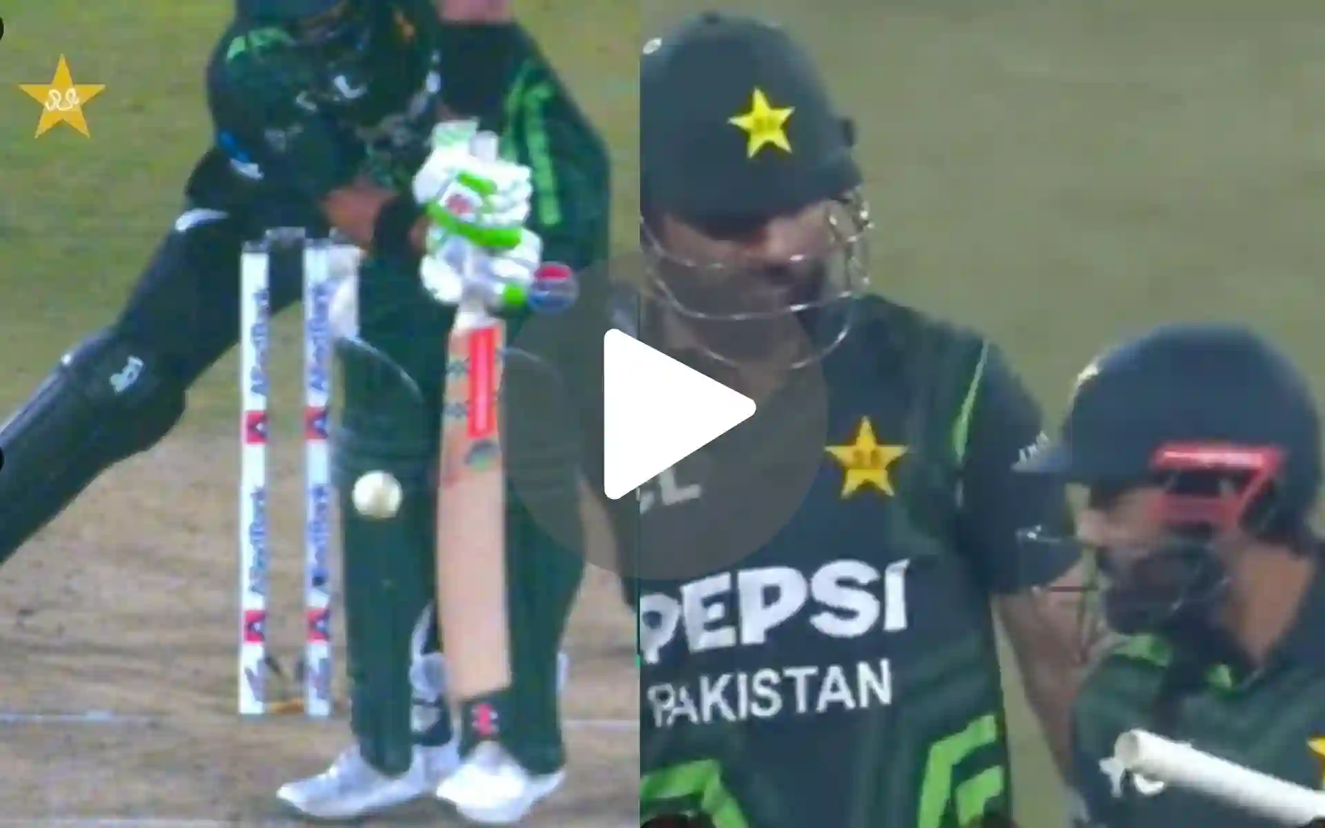 [Watch] Pakistan Sweat In Panic As Rizwan Flops In 1st ODI Ahead Of Champions Trophy